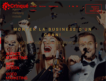 Tablet Screenshot of crinque.com
